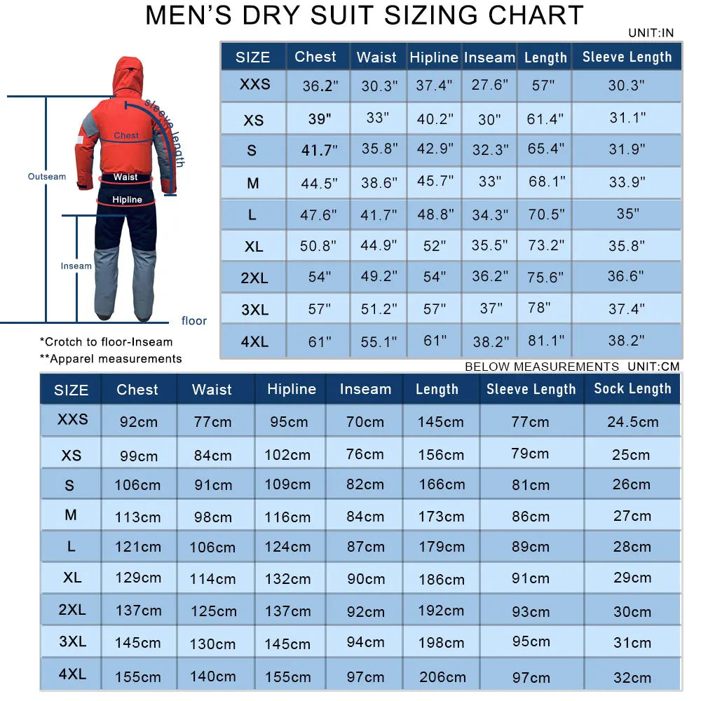 Mens Overall Dry Suits Kayaking Breathable Swimming Paddling Canoeing, Fishing,Rafting Drysuit Vs Wetsuit In Cold Water For Sale