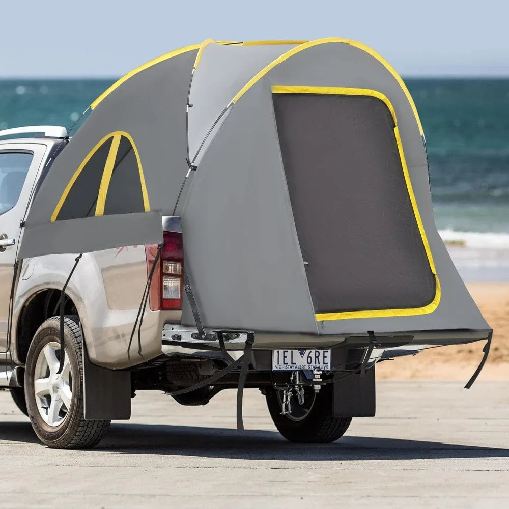 Pickup Truck Tent, Waterproof  Double Layer for 5.5-6.5 FT Truck Bed