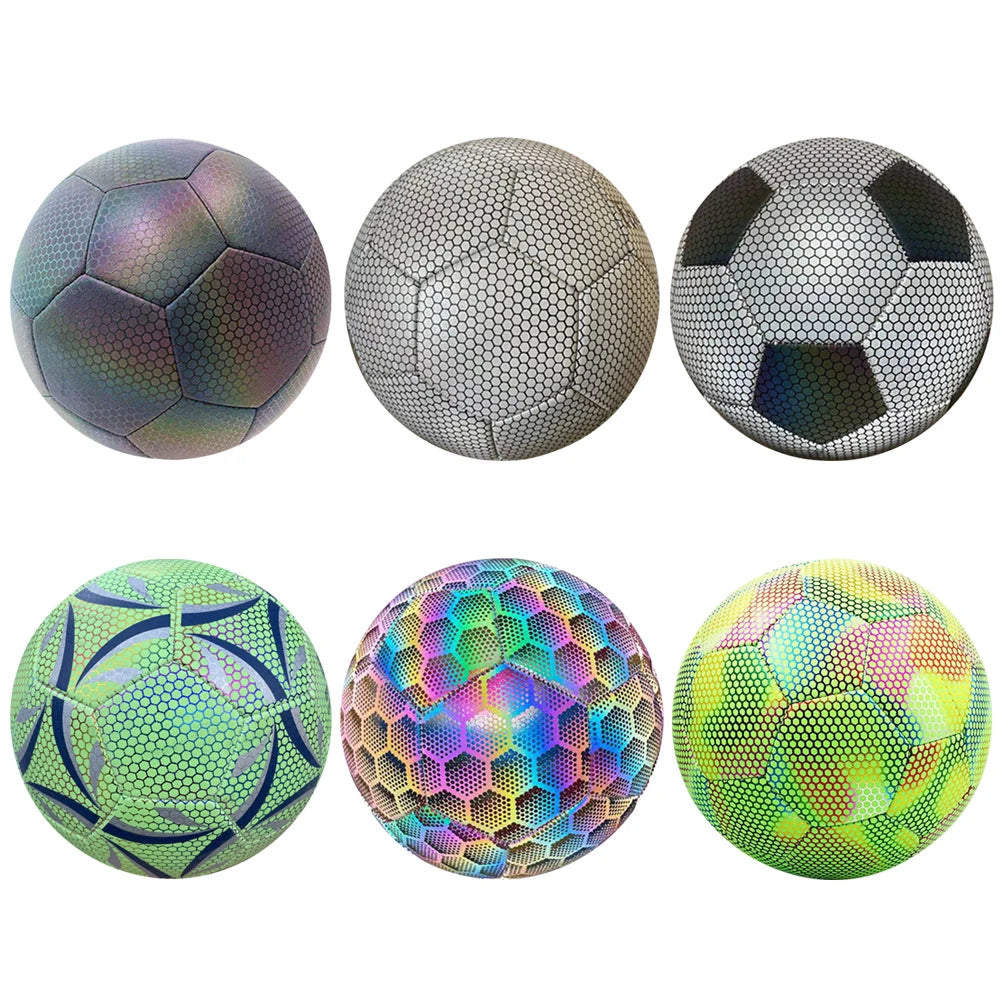 Luminous Reflective Soccer Ball Night Glowing