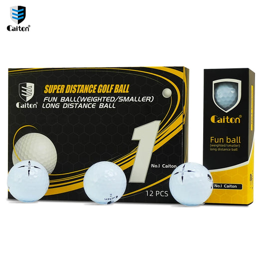 Caiton 12pcs Golf Super Long-range Ball，Ball is Smaller & Heavier，Increase 40+ Yards Flying Distance,Fly Further & More Accurate