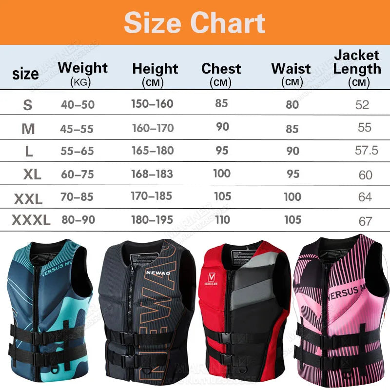 Life Vest for Adults Watersports